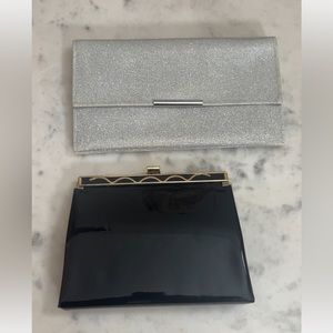 Evening Bag Bundle - Vintage 1960s clutch + La Regale Glitter crossbody